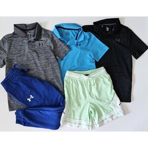 Under Armour Jordan Nike Y S Polo Shirt Top Pants Shorts Lot